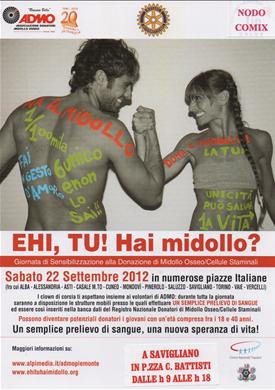 EHI TU! Hai midollo? sabato 22 settembre